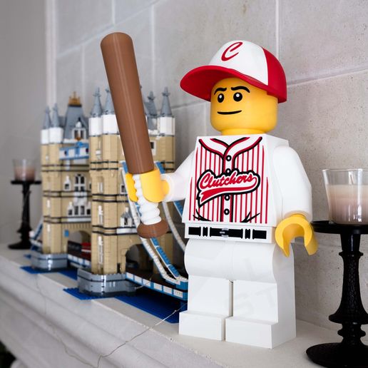 ⚾ Baseball Player Giant Minifigure (16") – Step Up to the Plate! 🏆 - 3D model önizlemesi