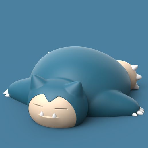 Fichier Stl Pokemon Snorlax Endormi・design Pour Impression 3d à