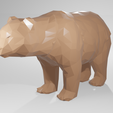 bear1.png Low poly animal bear