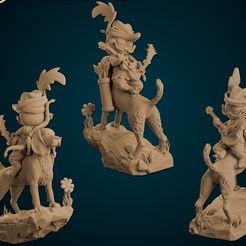 Screenshot_1.jpg STL-Datei Katze und Hund Robin Hood・3D-druckbare Vorlage zum herunterladen