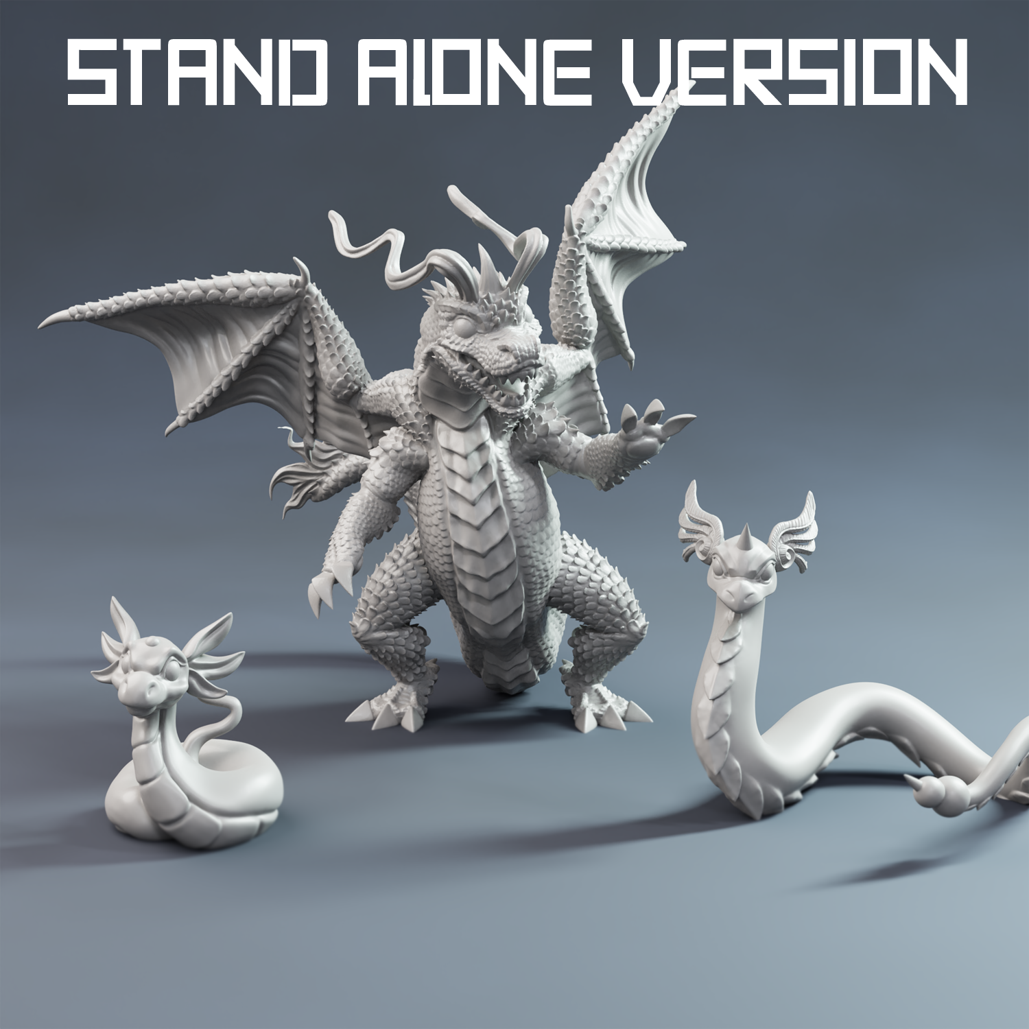 Download OBJ file Kaijumon Dragonite • 3D print object ・ Cults