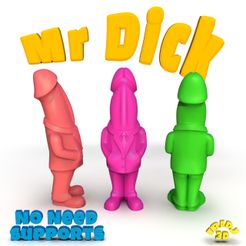 MrDick.jpg Fichier STL M. Dick・Modèle à télécharger et à imprimer en 3D