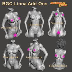Linna1S.jpg Fichier STL BGC Linna HARD Suit - ADULTES Add-Ons ONLY - par SPARX・Modèle à imprimer en 3D à télécharger