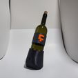 5.jpg Mature Wine bottle holder  / SUPPORT BOUTEILLE DE VIN