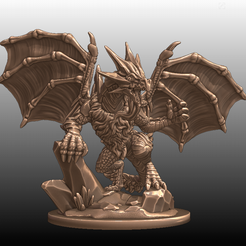 2021-02-19_03-37-17.png Ice Drogon statuette (HQ for 3D print)