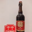 Chimay-rood.jpg Beer coaster - Chimay