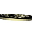 coin7.jpg Gold Coin - El Salvador Shield Design for 3D Printing