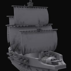 2022-11-14-19.43.07.jpg Archivo STL Barco de los Marines - One Piece・Modelo para descargar y imprimir en 3D, giovanninicolai
