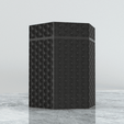 Rendu 4.png Hexagon textured box