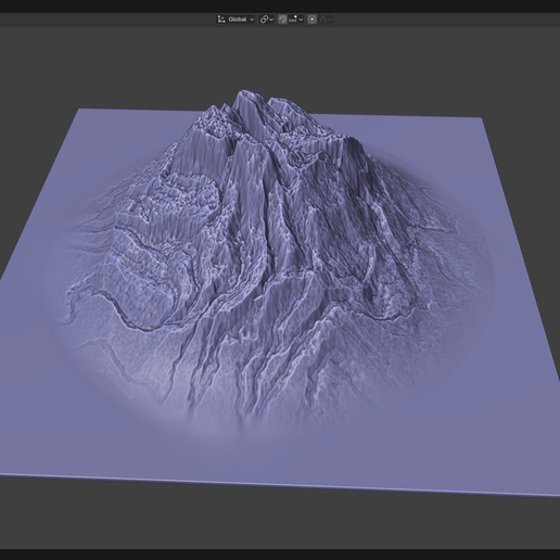 🌋 Volcano・ STL File for 3D printing・Cults