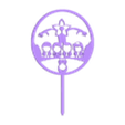 topper_circulo_strangerthings.stl ストレンジャー・シングス・キャラクターズ ケーキトッパー