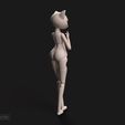 3.jpg BJD Doll stl 3D Model for printing Moony Cat Furry Anthro Ball Jointed Art Doll 35cm 20cm