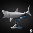 gw_shark1_back.png Great White Shark Attacking - Animal