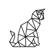 1.png Cat Lowpoly Decor