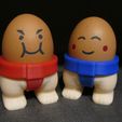 Sumo-Egg.jpg Sumo Egg Cup (Easy print and Easy Assembly)