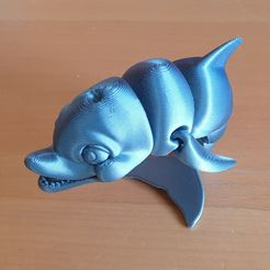 Mignon Dauphin Flexi Print-in-Place avec fichier 3MF maintenant inclus !