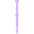 hook_remover.stl Schlüsselanhänger Fischhakenentferner / Disgorger und Knotenwerkzeug