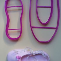 20180606_161112.jpg STL-Datei Ballerina-Schuhe. In Stücke geschnitten・3D-druckbares Modell zum Herunterladen