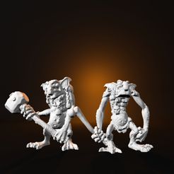 Stone trolls Stone trolls Orcs and goblins