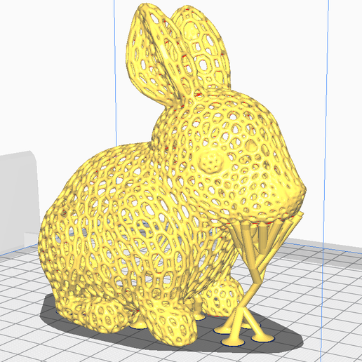 Coelho Voronoi, Voronoi Rabbit 3D model