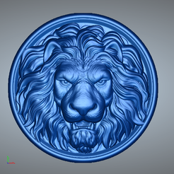 1.png Fichier STL TÊTE DE LION・Design imprimable en 3D à télécharger, asgar33junior