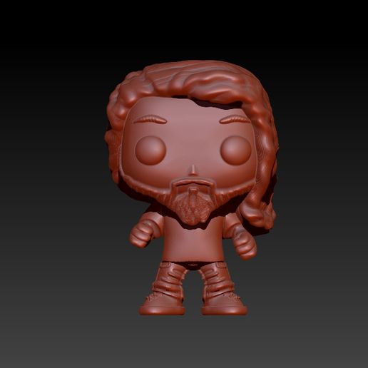 FUNKO POP BOY 3D model