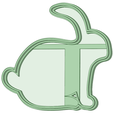 conejo_1.png Easter Bunny cookie cutter