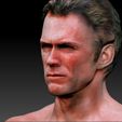 0015_Layer 14.jpg Clint Eastwood textured 3d print bust