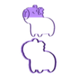capibara 2.stl cutter and capibara seal x11