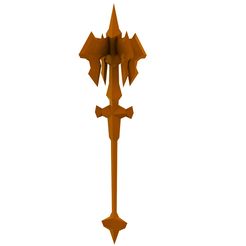 Shining-Scepter.jpg STL file Shining Scepter - Weapon Mu Online Webzen・3D print object to download