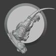 skink107.png STL file FANTASY FOOTBALL LITTLE LIZARD LINEMAN #1・3D printable model to download