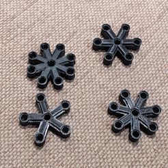 PXL_20220910_193851811.jpg Fichier STL Connecteurs en étoile à 5, 6, 7 et 8 voies compatibles LEGO Technic.・Plan à imprimer en 3D à télécharger