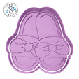 Kit-Mom-Shoes_cp.png STL file Slippers - Cookie Cutter - Fondant・3D print object to download