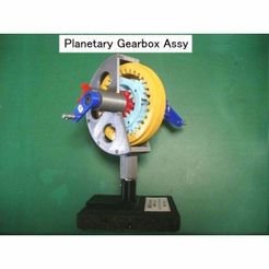 00-Planet_Gear-Assy01.jpg Fichier STL gratuit Composant de moteur à réaction : Engrenage planétaire・Plan imprimable en 3D à télécharger
