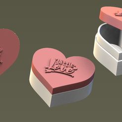 Free 3D file heart love box 💜・3D printer model to download・Cults