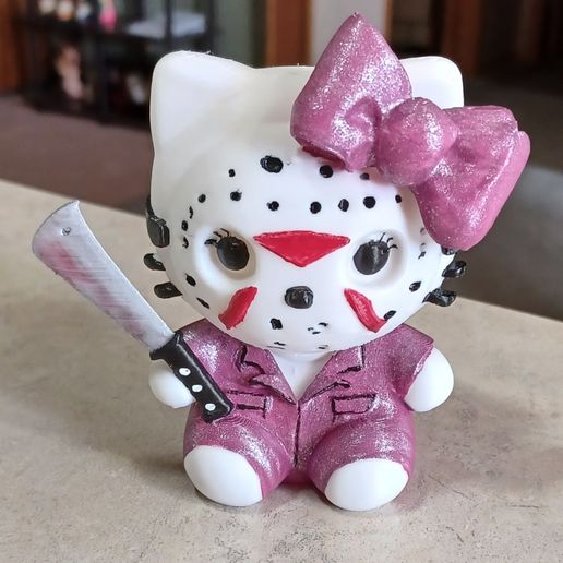 Hello Kitty Friday The 13TH Jason Voorhees Figure