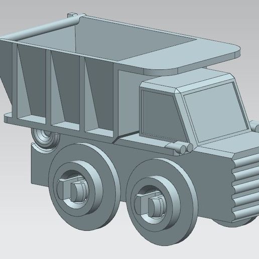 quarry trucks - 3D model önizlemesi