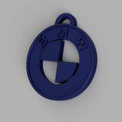 bmw.png STL file Bmw Logo Keychain・3D printer model to download, mustafauzuniba