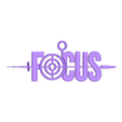 Focus Pendant.stl FOCUS Hedef İşareti