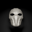 10.png Slenderman Cosplay Costume Face Mask 3D print model