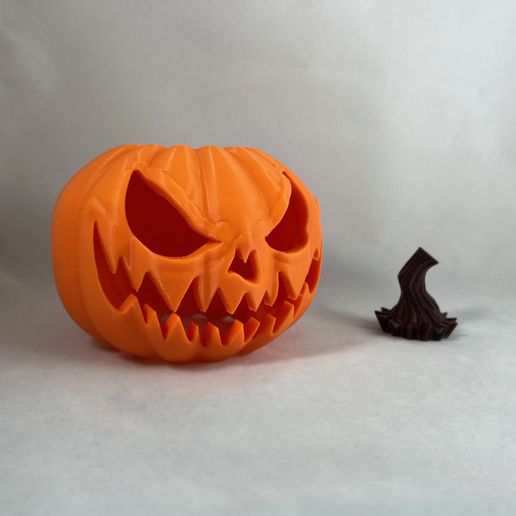 🎃 Halloween Jack-O'-Lantern Lámpara de calabaza - Funciona con