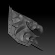 BasicGrif3.jpg World of Warcraft Varian Wrynn Lion Shoulder Pauldron 3D Printable .STL File
