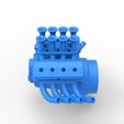 8.jpg Fichier 3D Moteur V8 pour dragster vintage Échelle 1:25・Design imprimable en 3D à télécharger