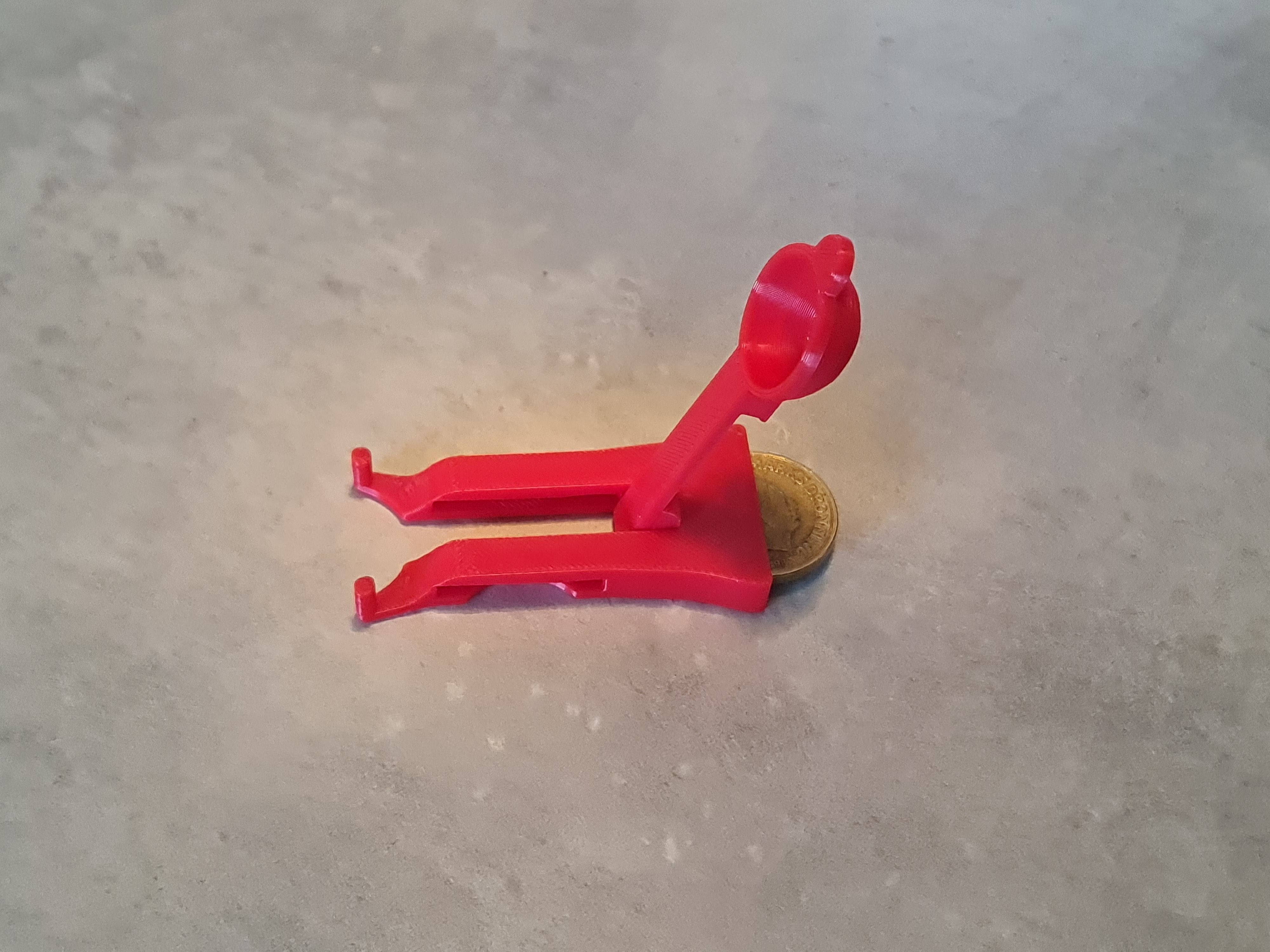 Download STL file Key Hanger & multi tool with catapult Print in