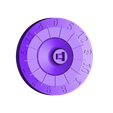 Number Wheel.stl Tisch-Schuss-Roulette