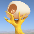 organic_birdhouse_2019-May-17_06-16-51PM-000_CustomizedView58143502562_png.png Free STL file NestEgg - A Naturally Unnatural Birdhouse・3D printing design to download