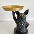 D7E63B43-2847-409B-94CB-82045DDEC84B.jpeg Fichier STL FRENCH BULLDOG BUTLER WITH TRAY - KEY HOLDER - ORGANIZER - JEWELRY・Design à télécharger et à imprimer en 3D