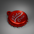 nuka-cola-cap-keychain.png Llavero Nuka Cola Cap