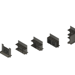 mur_ensemble-v1.png STL file wonder fort wall 2・3D print design to download