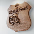 10.png Route 66 Mother Road Shield STL | 3D CNC File | Biker Wall Art & Man Cave Decor